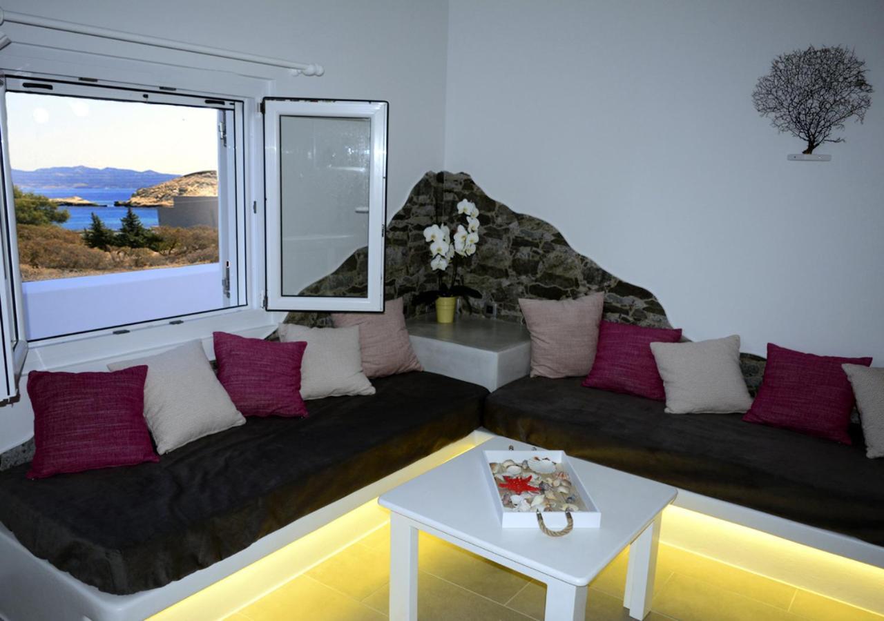 Seashell Mandrakia Sea View Villa Eksteriør bilde